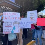 Vecinos de Bravo y comunidades cercanas protestan por falta de agua en Corregidora