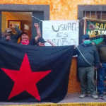 Santiago Mexquititlán: protestan contra Caja Solidaridad por usura y despojo de maquinaria agrícola